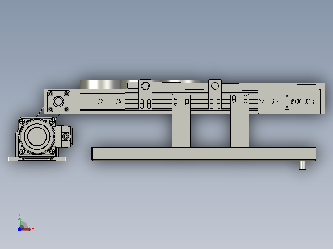 LXYC-BOSS下料输送机构前视图