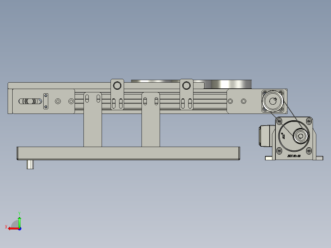 LXYC-BOSS下料输送机构后视图