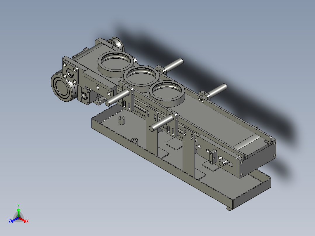 LXYC-BOSS下料输送机构正等轴测图