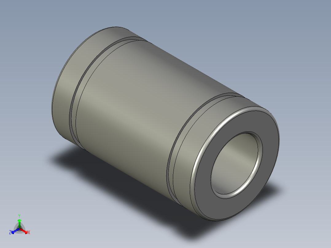 LM8UU正等轴测图