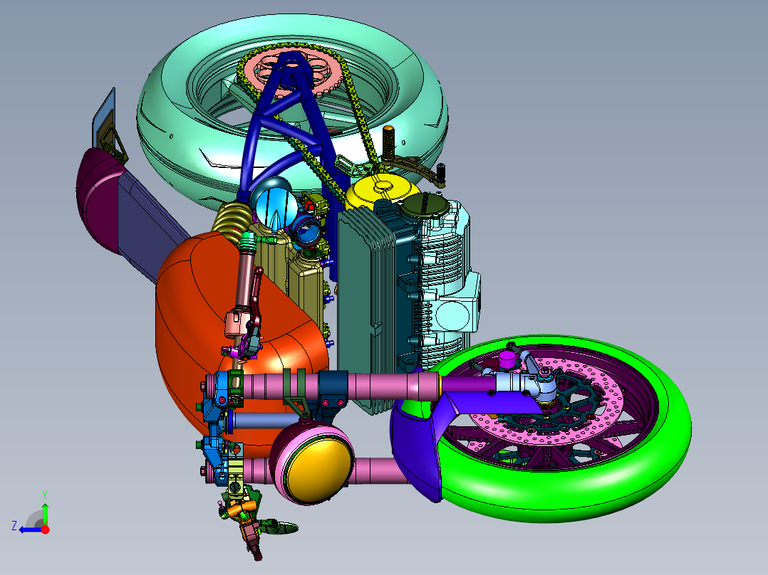 本田中排量运动街车右视图