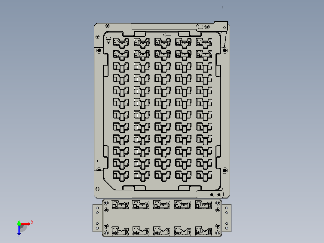 NG放料组俯视图