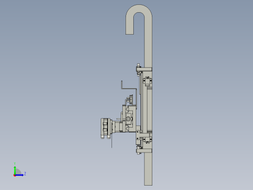 F01AE00021-D40000尾部夹膜左视缩略图