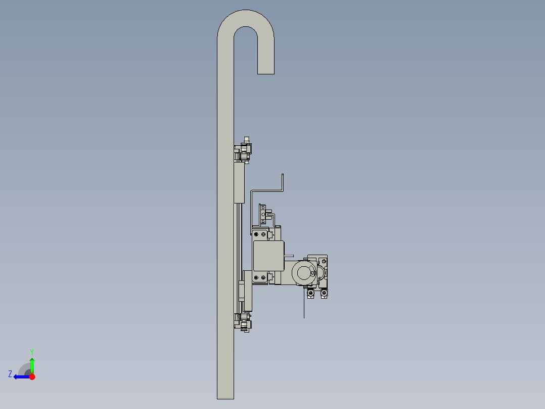 F01AE00021-D40000尾部夹膜右视图