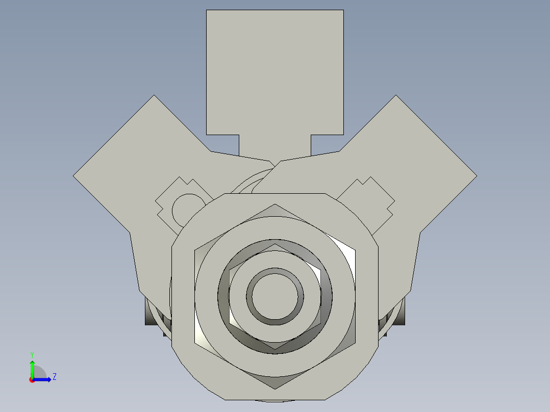 笔形气缸PB16x10SCBCJ+CMSG-2左视图