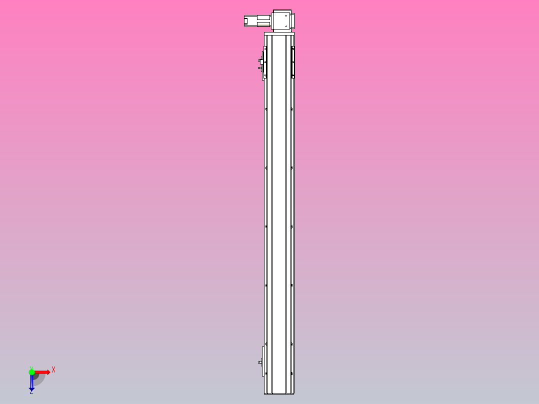 MTB10标准皮带滑台[MTB10-1000-LU-P10-C3]俯视图