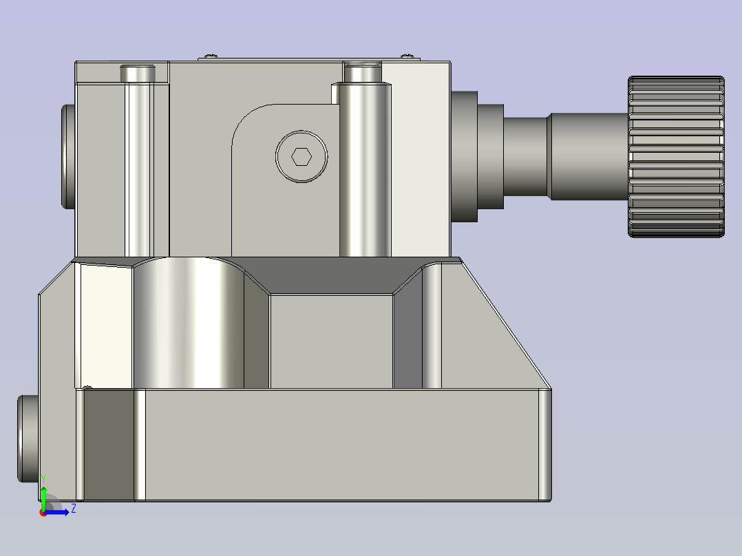 CQ溢流阀YYW-06溢流阀左视图
