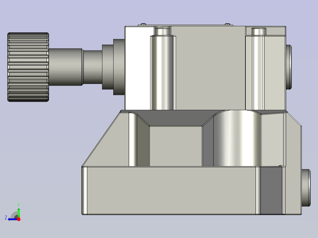 CQ溢流阀YYW-06溢流阀右视图