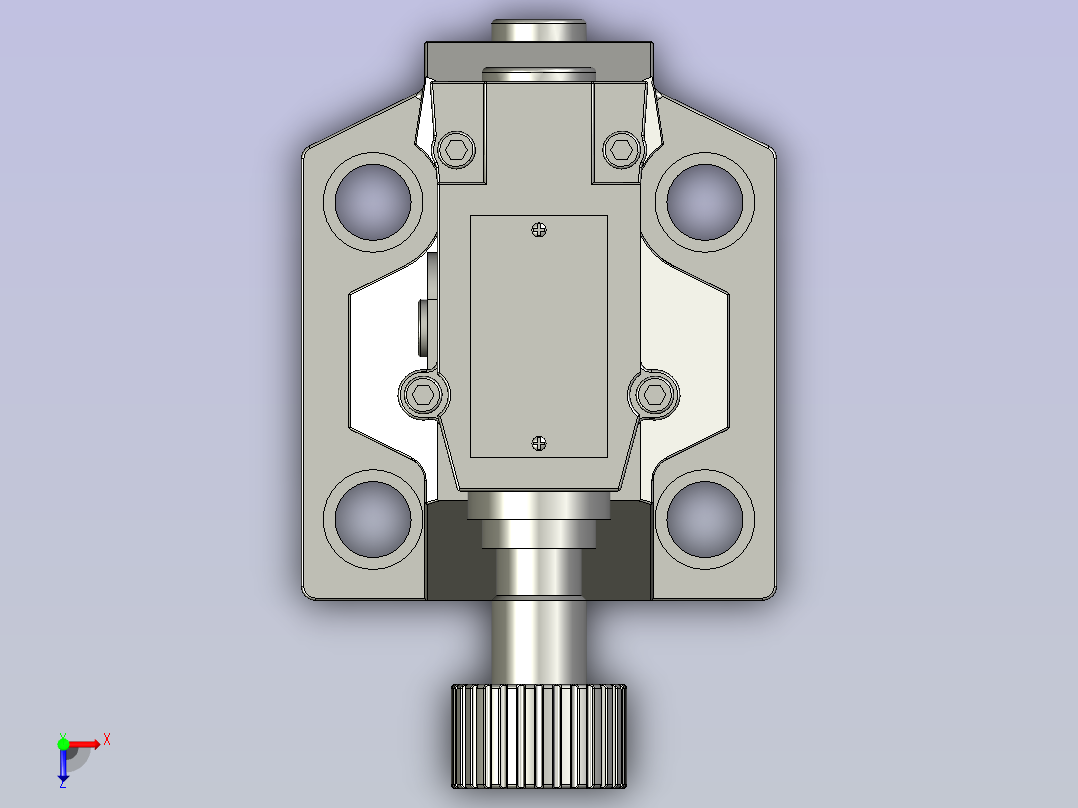 CQ溢流阀YYW-06溢流阀俯视图