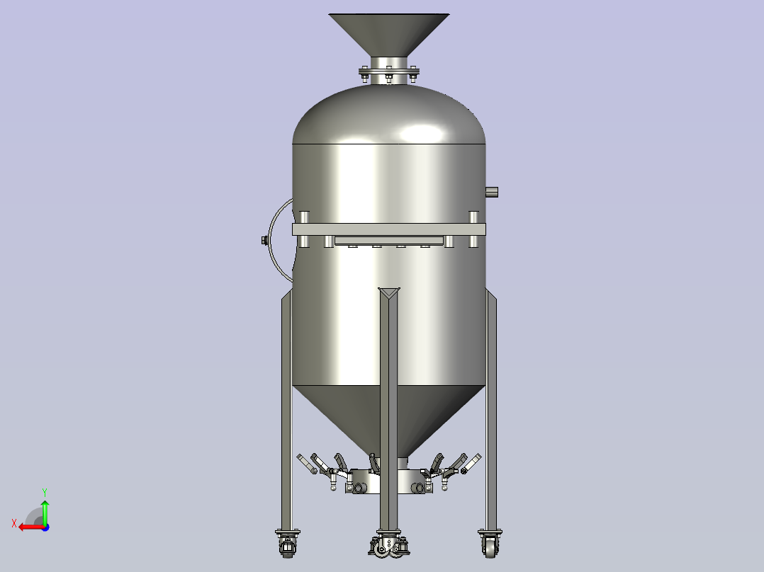 无污染自动回收式喷砂机后视图