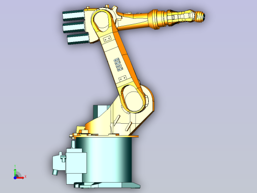 KUKA KR 6三维模型图纸前视缩略图