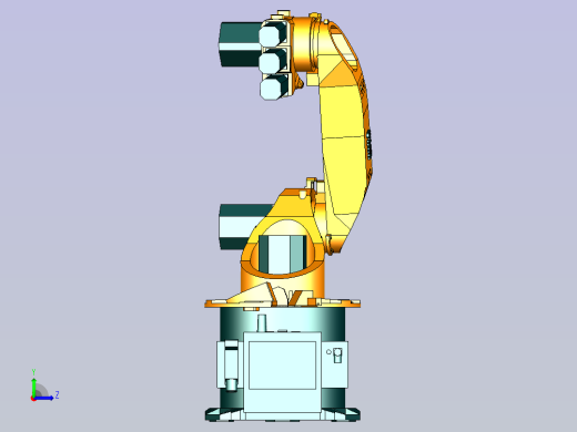 KUKA KR 6三维模型图纸左视缩略图