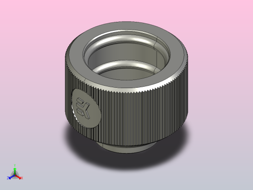 HDC 接头 16mm正等轴测缩略图