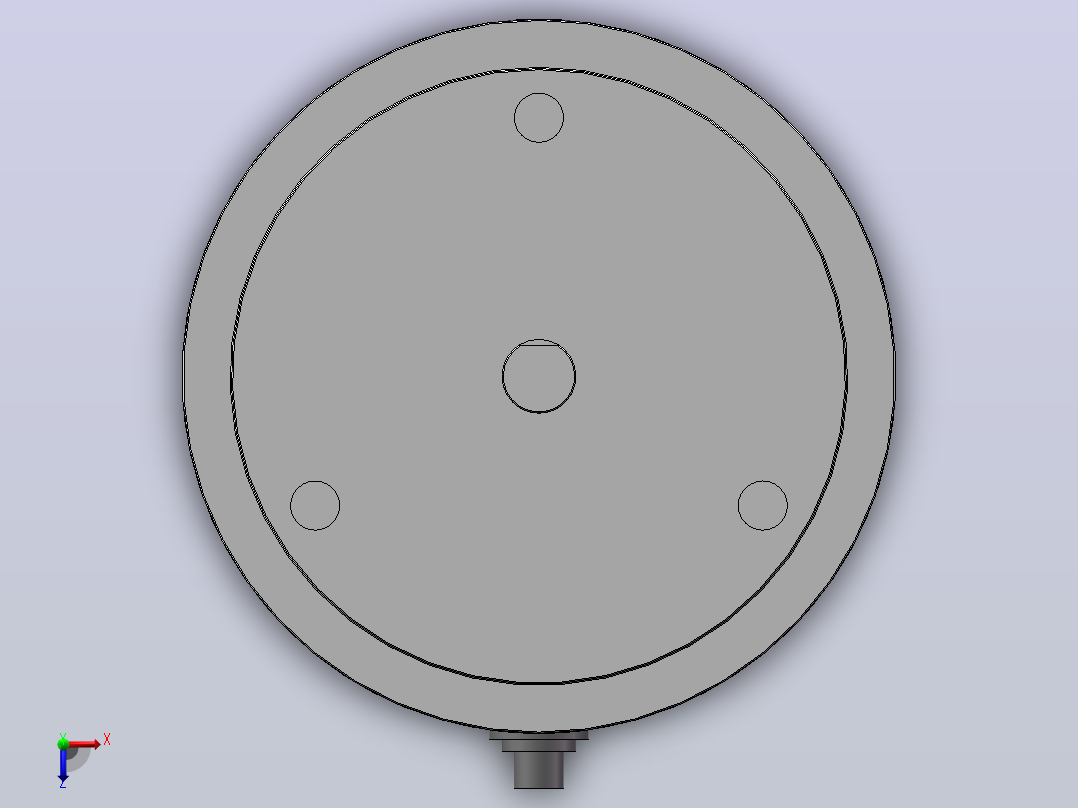 G58S6系列[G58S6系列]旋转编码器俯视图