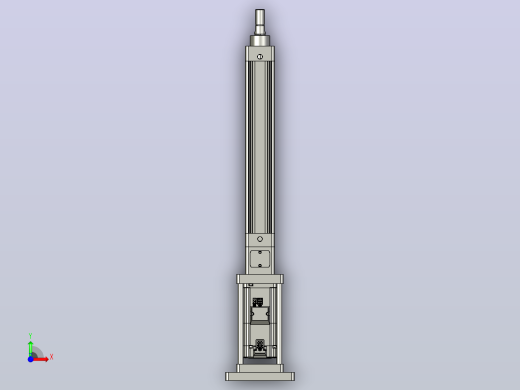 轻载电动缸TPA-ESR40-1210C-L200-M-FB-W-P40-C3前视缩略图