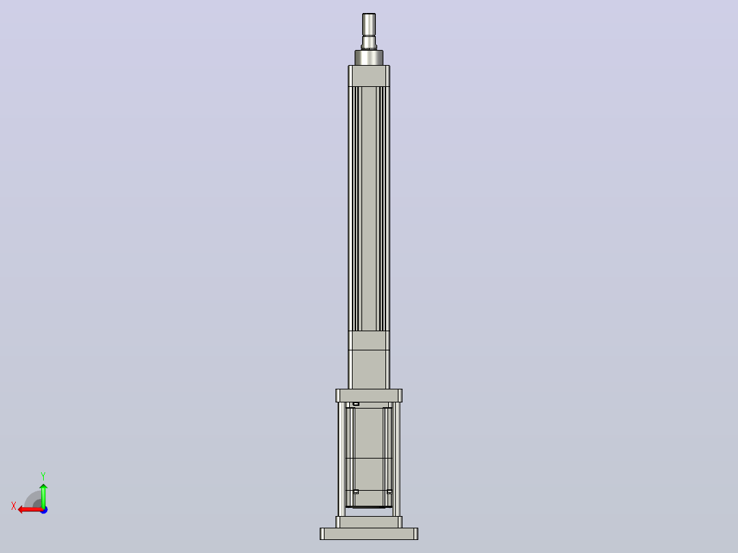 轻载电动缸TPA-ESR40-1210C-L200-M-FB-W-P40-C3后视图