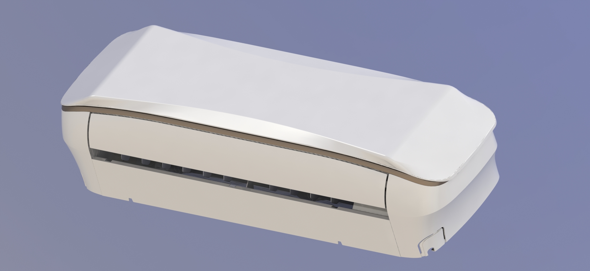 分体空调室内机3d可打印设计模型