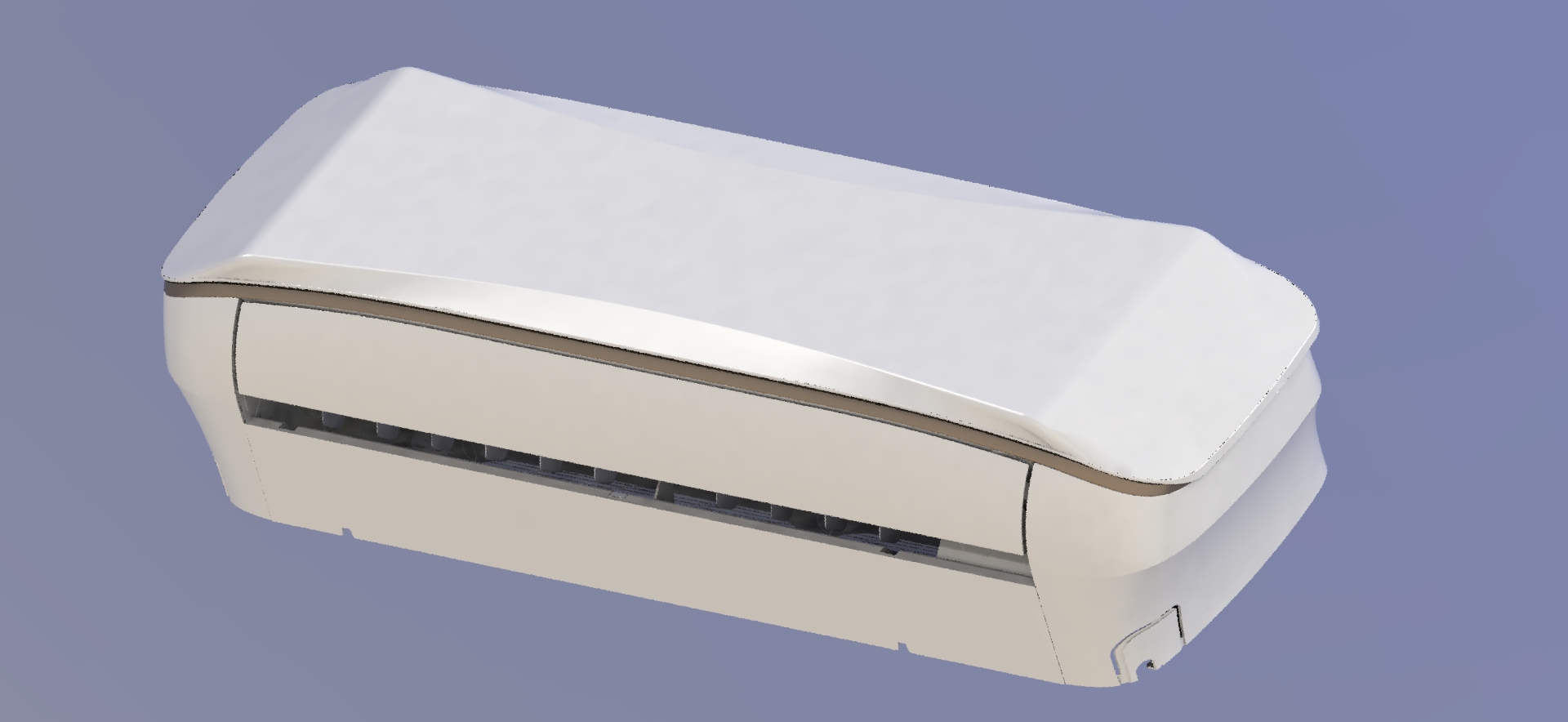 分体空调室内机3d可打印设计模型