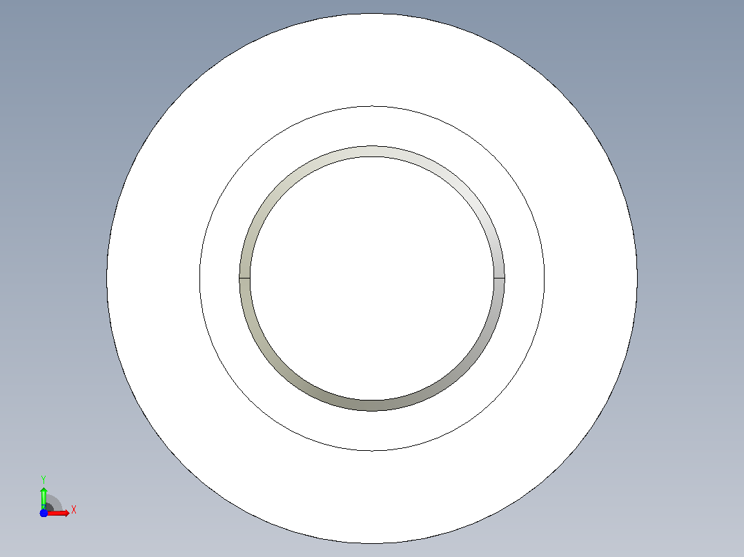 带肩开槽盘头螺钉-包含所有配置的Solidwork文件前视图
