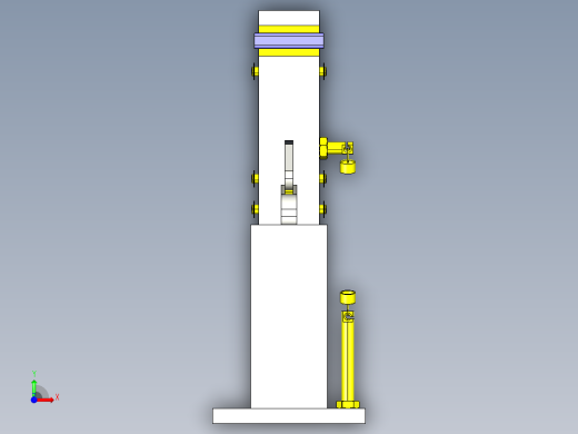 夹紧传送机构前视缩略图