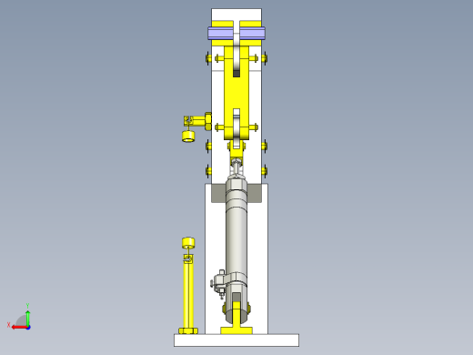 夹紧传送机构后视缩略图