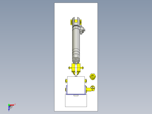 夹紧传送机构俯视缩略图