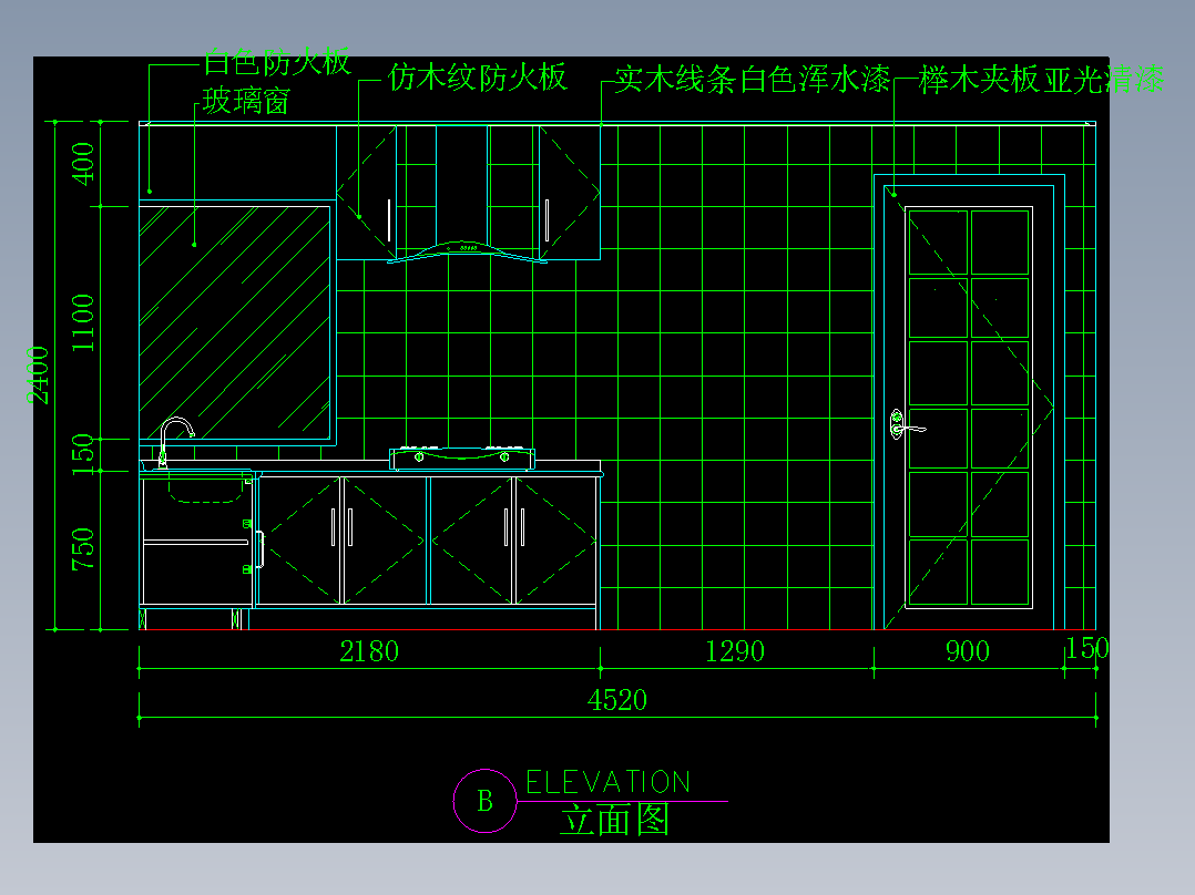 室内设计厨房常用图块-eFH01067H