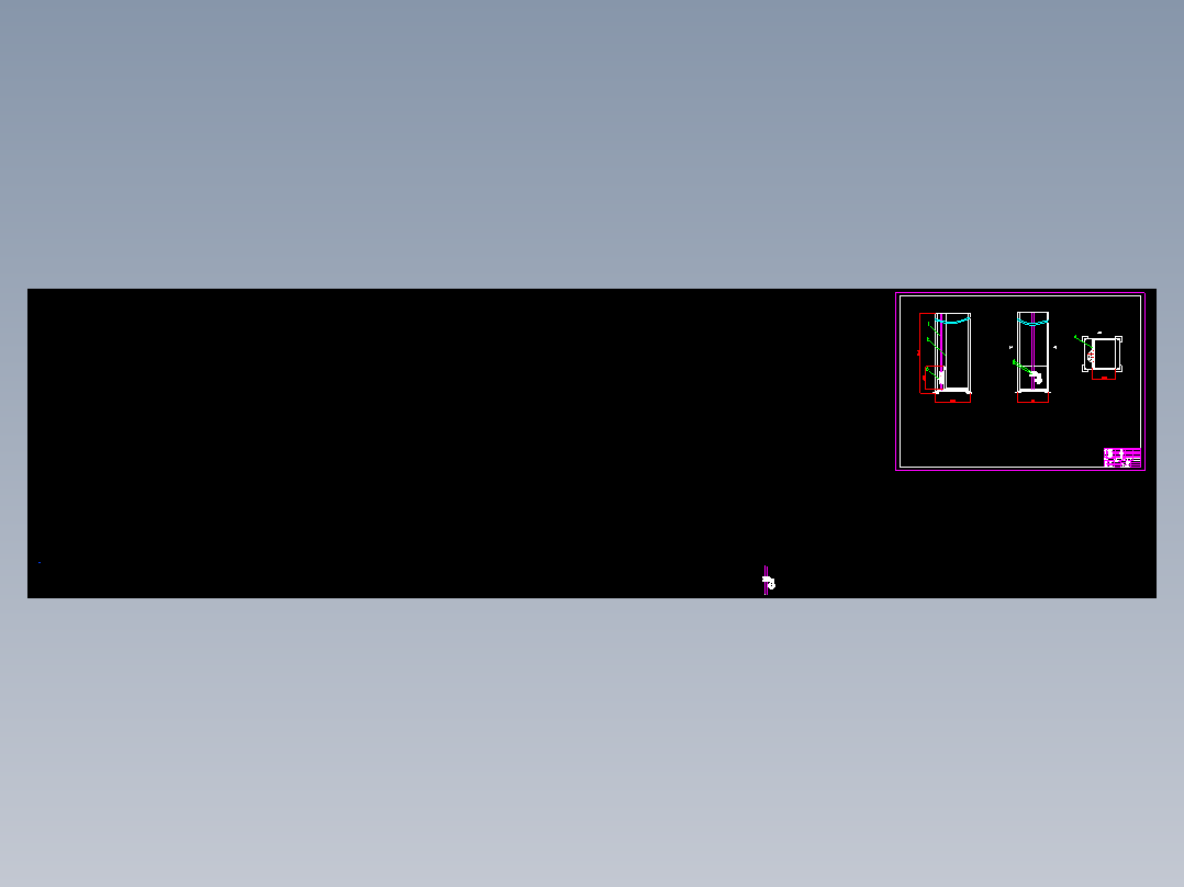 螺杆电梯装配图