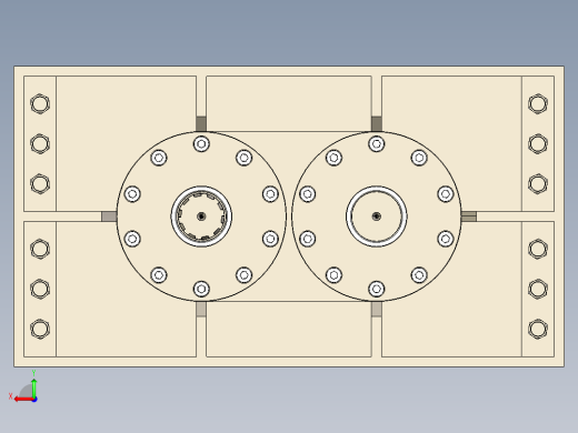1200mm切碎机破碎机3D数模图纸 STEP格式后视缩略图