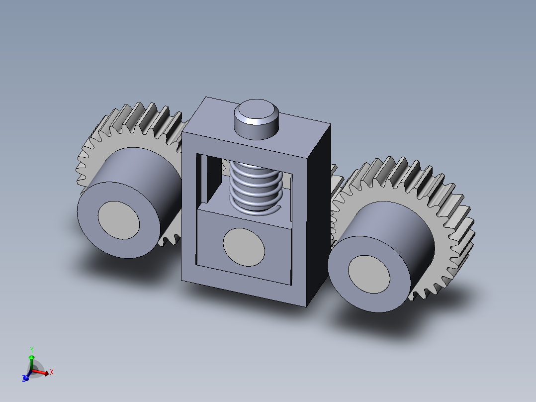 齿轮单向运动机构