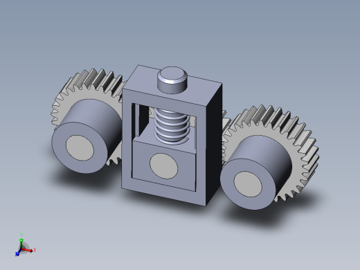齿轮单向运动机构