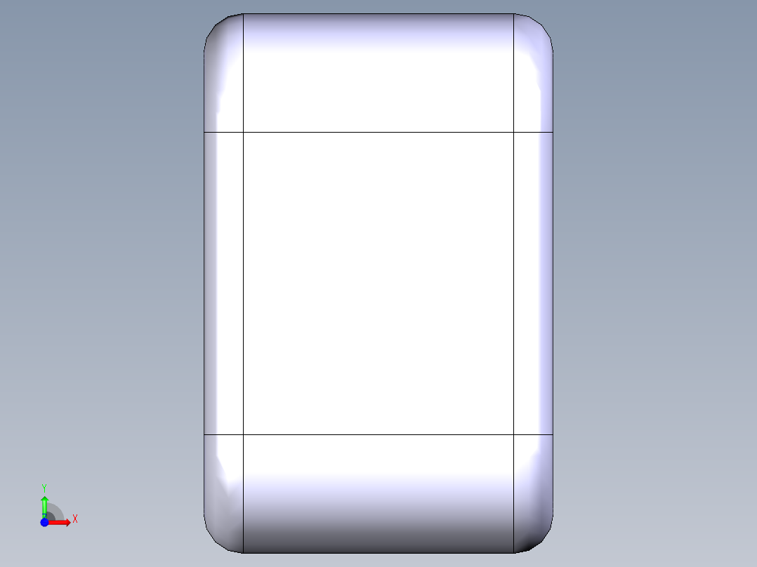 沐浴露瓶设计前视图