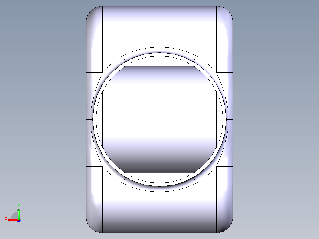 沐浴露瓶设计后视图