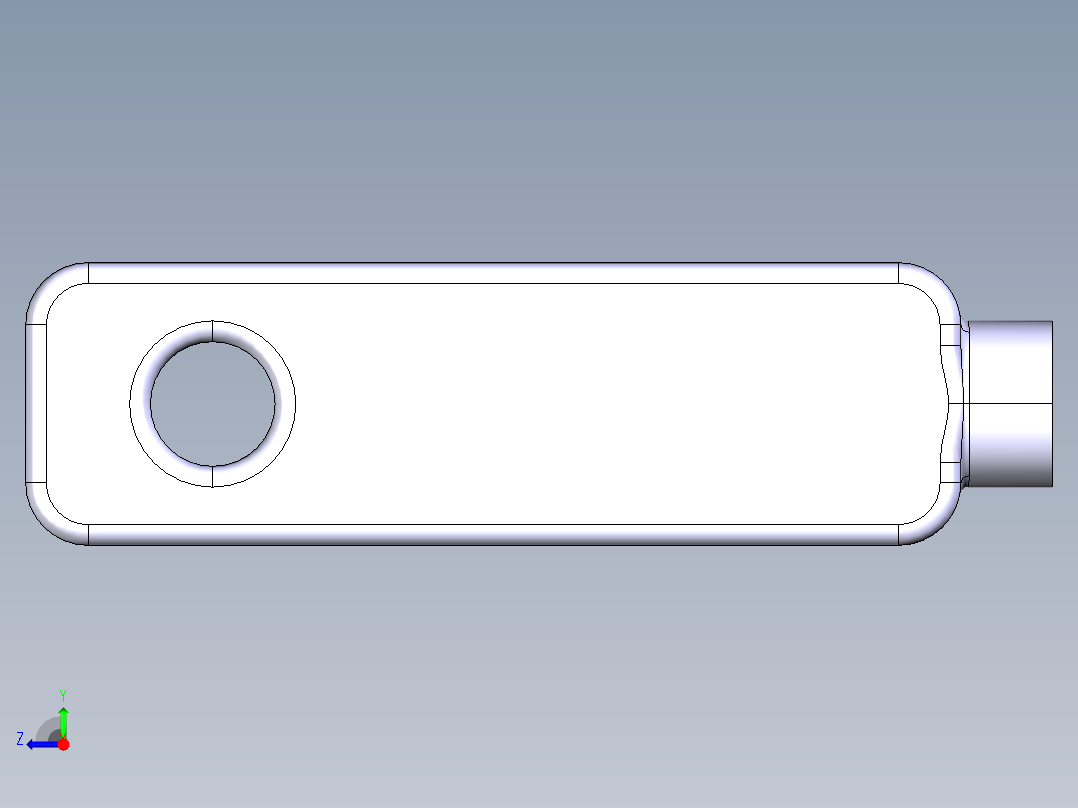 沐浴露瓶设计右视图