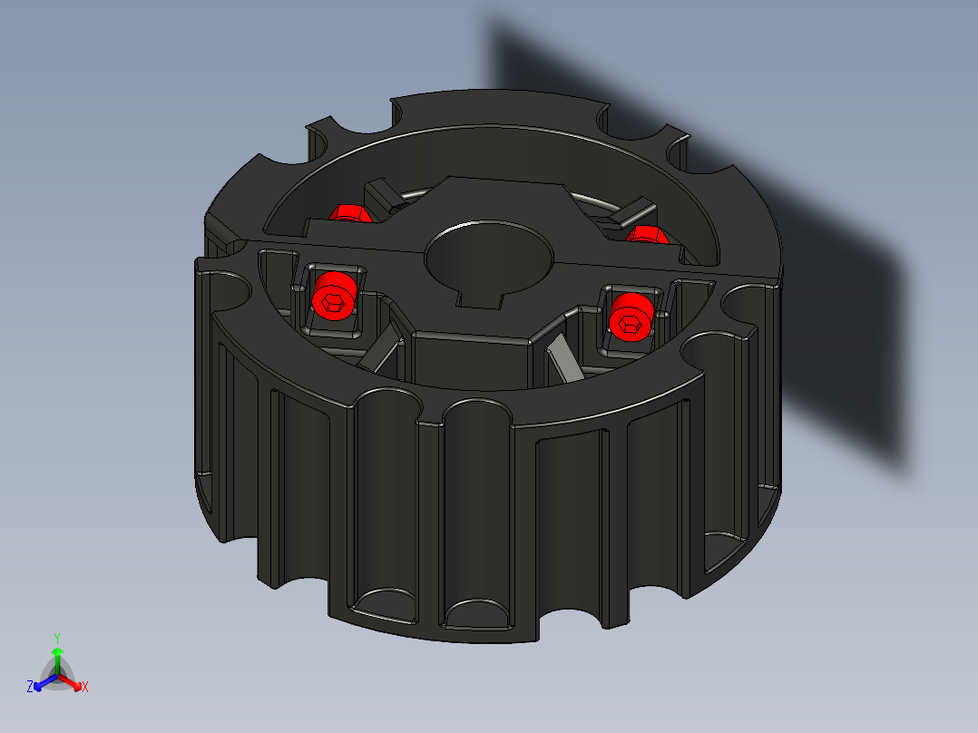 链板主动轮3D模型