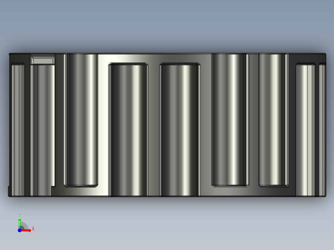 链板主动轮3D模型前视图