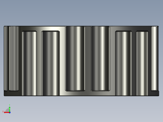 链板主动轮3D模型后视缩略图