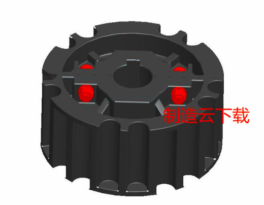 链板主动轮3D模型缩略图