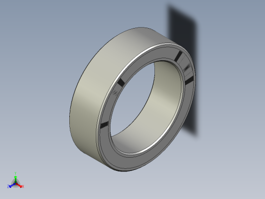 轴承设计，内径= 25毫米，外径= 10毫米，10个滚珠