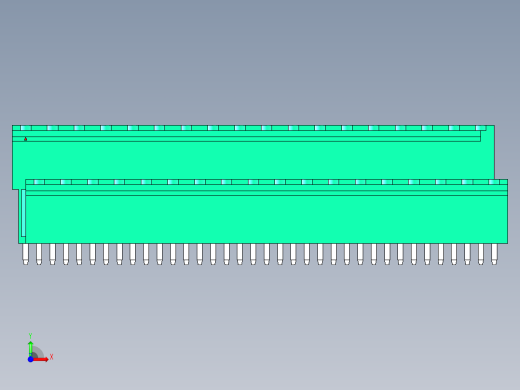 DEGSON 2EDG 系列 5.0mm 可插拔接线端子组-2EDGVT-5.0-36P-14-00AH前视缩略图
