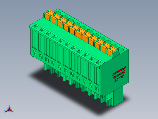 DEGSON 15EDG 系列 2.5mm 接线端子包-15EDGKD-2.5-11P-14-00AH