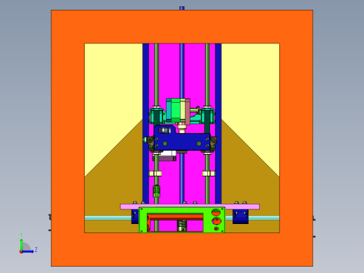 基本型多材料3D打印机左视缩略图