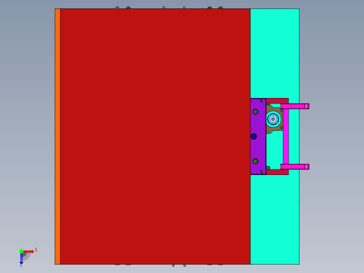 基本型多材料3D打印机俯视缩略图