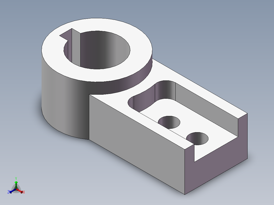 SW格式3D图(模型练习题)-012正等轴测图