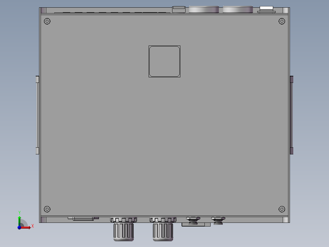 4轴点胶机前视图