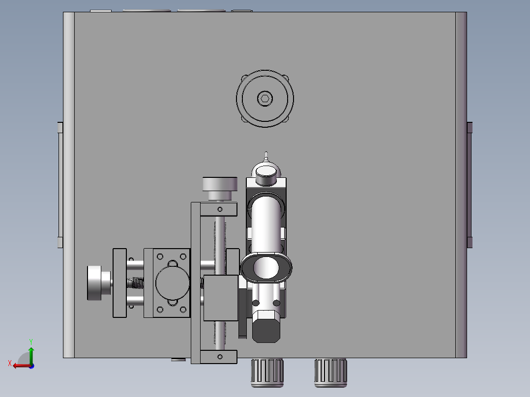 4轴点胶机后视图