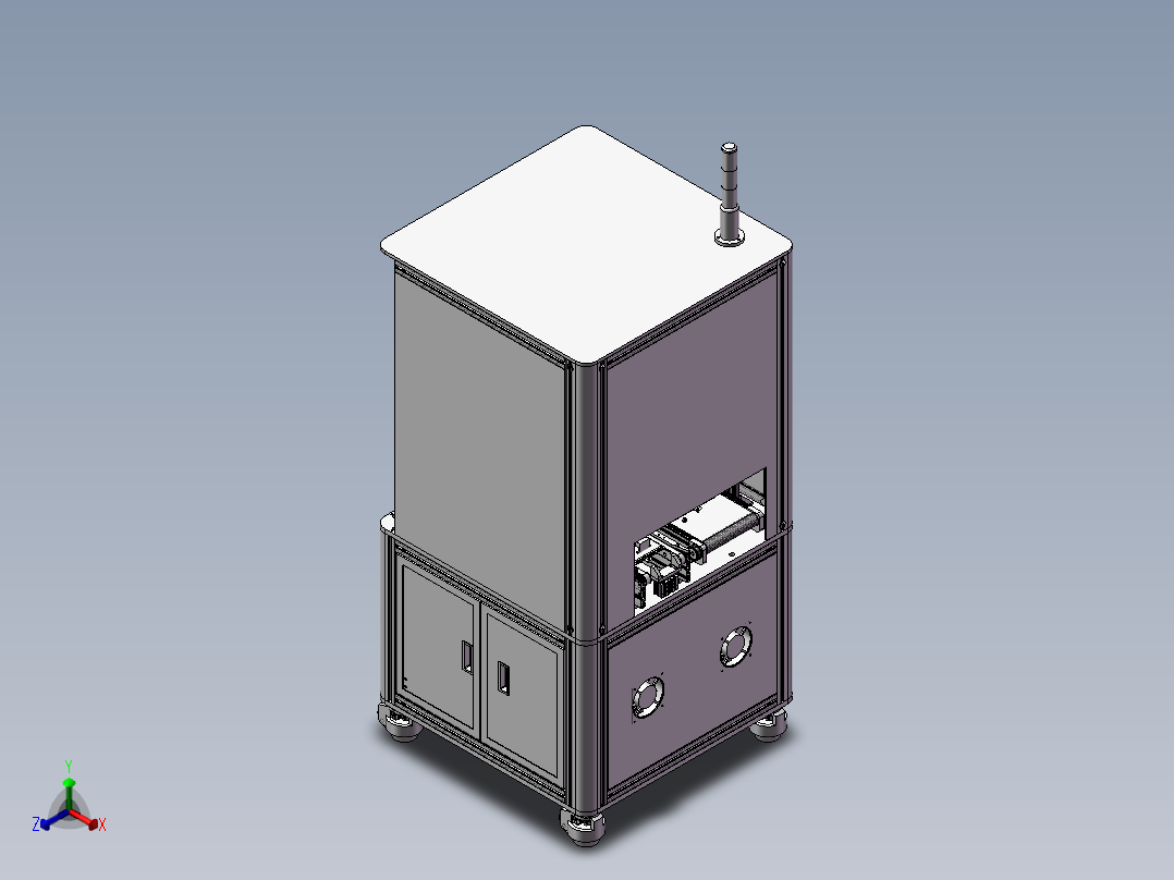 焊后检查机正等轴测图
