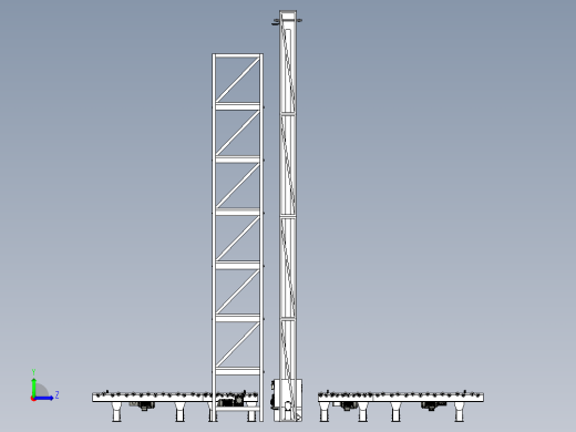 自动仓储系统左视缩略图