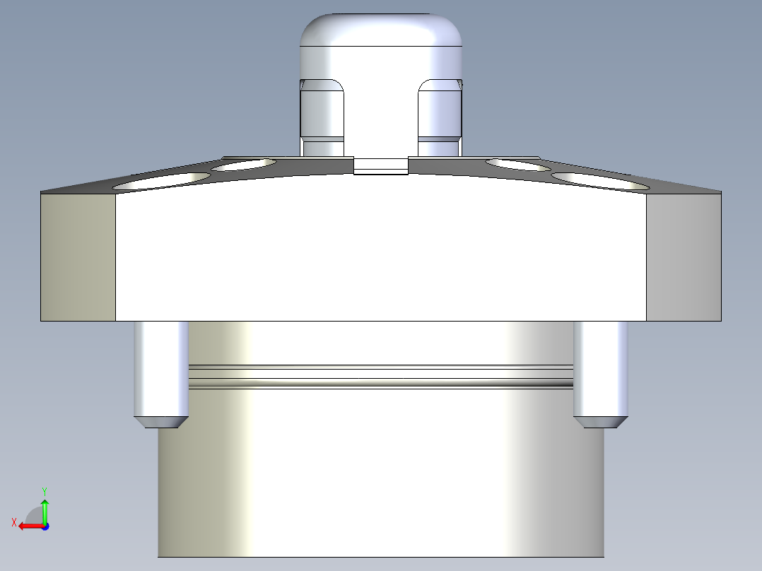 KOSMEKSFK2150-GN多系列多零件图纸模型后视图