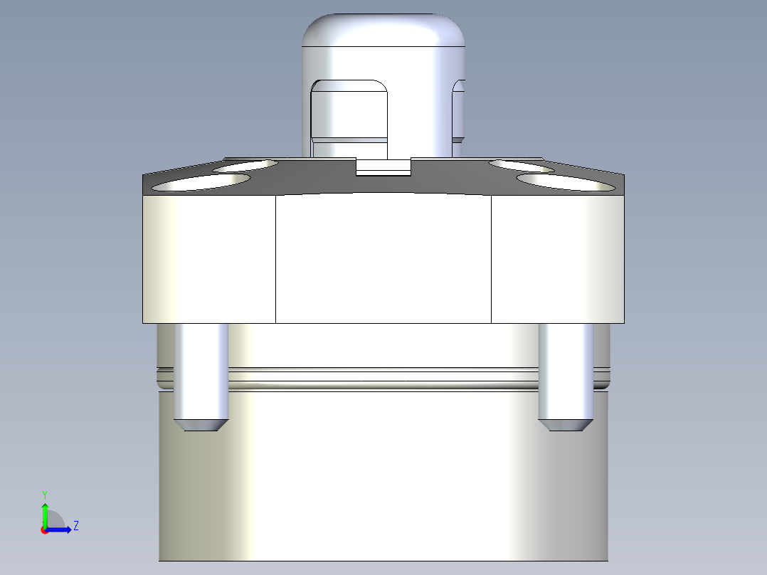 KOSMEKSFK2150-GN多系列多零件图纸模型左视图